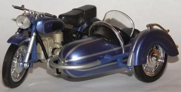 1960 BMW R69S with left sidecar (-)